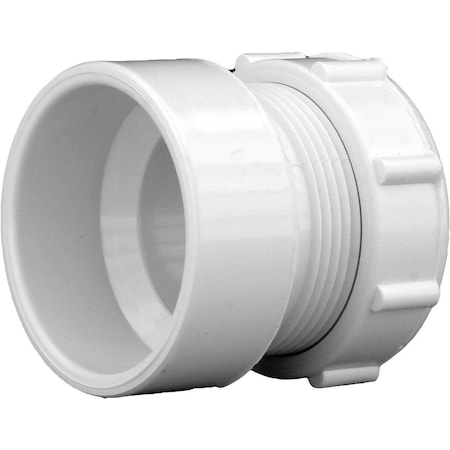 Charlotte Pipe And Foundry 1-1/2 In. x 1-1/2 In. or 1-1/4 In. Hub x Tubular PVC Waste Adapter PVC 00104R 0600HA